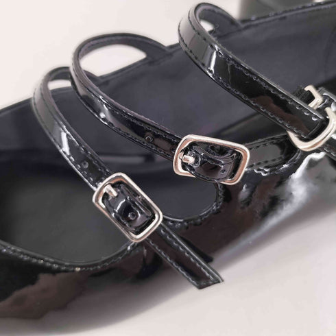 ルタロン Le Talon TRIPLE BELT MARY JANE 3CM レディース JPN:24