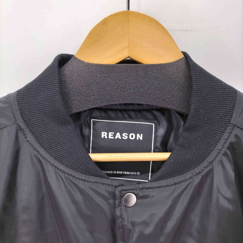 REASON CLOTHING ワッペン 中綿 ジャケット メンズ 2XL