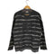 サンローランパリ SAINT LAURENT PARIS Interrupted Striped Mohair Blend Pullover メンズ import:S