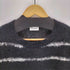 サンローランパリ SAINT LAURENT PARIS Interrupted Striped Mohair Blend Pullover メンズ import:S