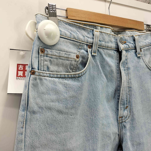 リーバイス Levis 90S USA製 REGULAR FIT STRAIGHT LEG ボタン裏553刻印 505 アイスウォシュ 5ポケット ストレート デニム パンツ 98年製 メンズ W33L30