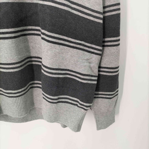 トミーヒルフィガー TOMMY HILFIGER ボーダー コットンニット メンズ import:XL
