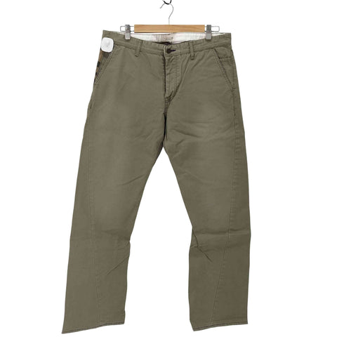 トミーヒルフィガー TOMMY HILFIGER チェーンステッチ 立体裁断 フレアパンツ メンズ XL
