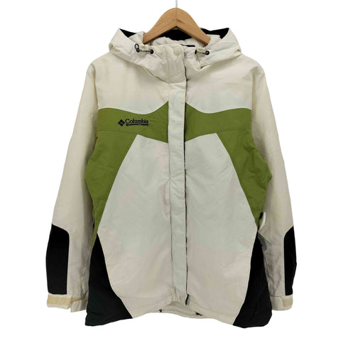 コロンビア Columbia ロゴ刺繍 バイカラー マウンテンパーカー レディース import:M