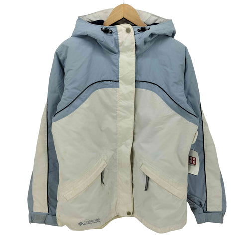 コロンビア Columbia ロゴ刺繍 バイカラー マウンテンパーカー レディース import:M