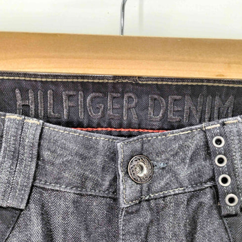 トミーヒルフィガー TOMMY HILFIGER Y2K ダメージ しわ加工 デニムパンツ メンズ 34inch