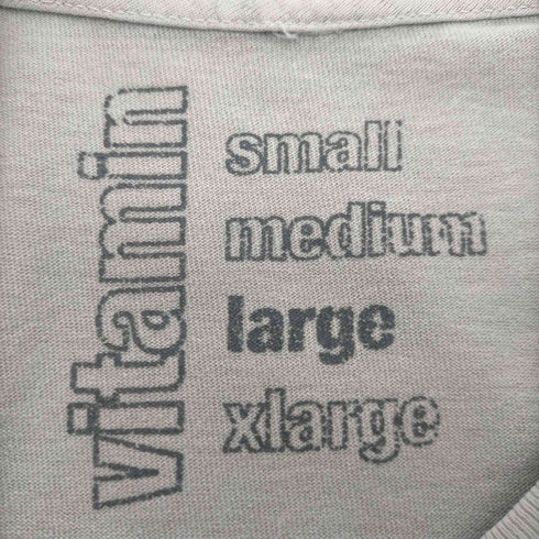 Tokyovitamin RADIO HIPHOP レーベル 両面 グラフィック プリント S/S Tシャツ メンズ JPN:L
