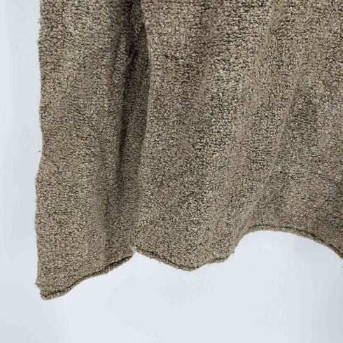 コロンビア Columbia パイル地 レザーパッチ ロールネック ニット レディース import:M