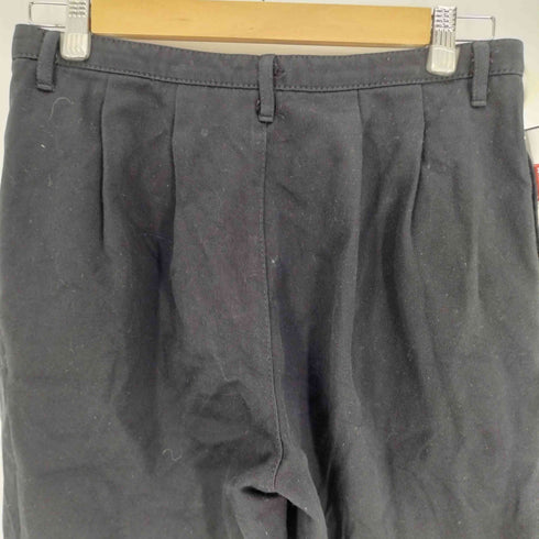 トリココムデギャルソン tricot COMME des GARCONS AD2010 2011SS 栗原たお ウール混 コットン 2タック ボタンフライ クロップド パンツ レディース JPN:M
