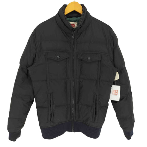 リーバイス Levis ジップアップ リブ ダウンジャケット メンズ import:M