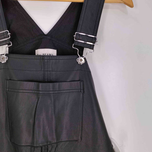 レイビームス Ray BEAMS フェイクレザー サロペット レディース