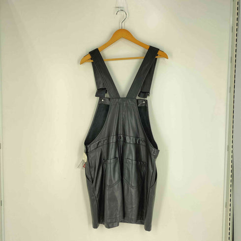 シールームリン Sea Room lynn フェイクレザー ワークサロペットminiスカート レディース JPN:M
