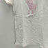 ラルフローレン RALPH LAUREN 90S USA製 ビックポニー フロッキー プリント S/S Tシャツ ピチT Y2K シングルステッチ レディース import:M