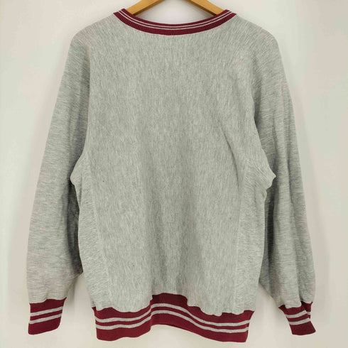 チャンピオン Champion 90s REVERSE WEAVE リブライン スプリクトロゴ 刺繍 クルーネック スウェット メンズ import:L