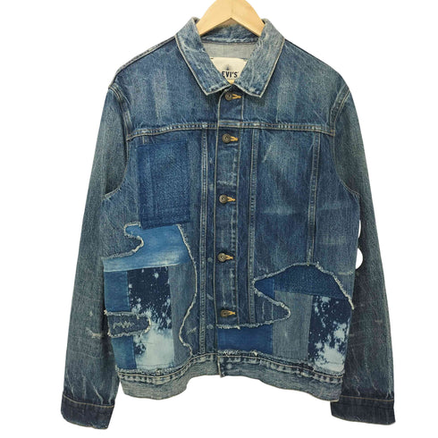 リーバイスメイドアンドクラフテッド Levis Made & Crafted リメイク 再構築 パッチワーク ダメージ加工 トラッカージャケット メンズ JPN:2