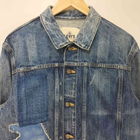 リーバイスメイドアンドクラフテッド Levis Made & Crafted リメイク 再構築 パッチワーク ダメージ加工 トラッカージャケット メンズ JPN:2