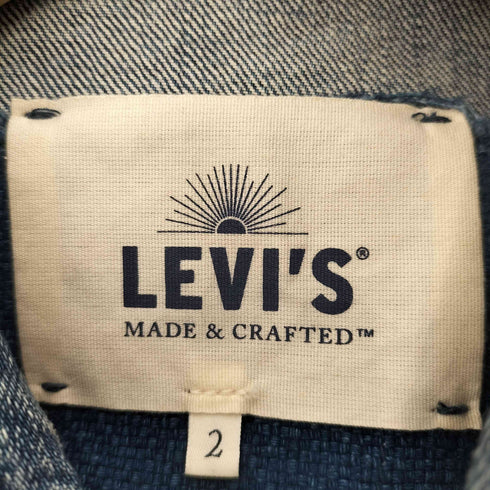 リーバイスメイドアンドクラフテッド Levis Made & Crafted リメイク 再構築 パッチワーク ダメージ加工 トラッカージャケット メンズ JPN:2