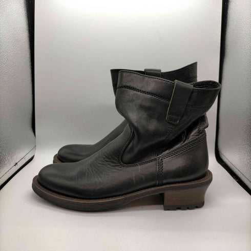 ズッカ ZUCCa 本革 レザー ショート アンクル ブーツ レディース JPN:M