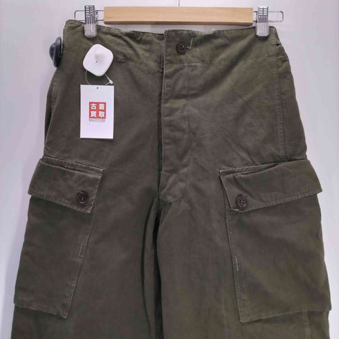 ダッチアーミー DUTCH ARMY 50S 56年製 BEGETEX MILITARY ダブルフェイス フィールド カーゴ パンツ メンズ 74×75