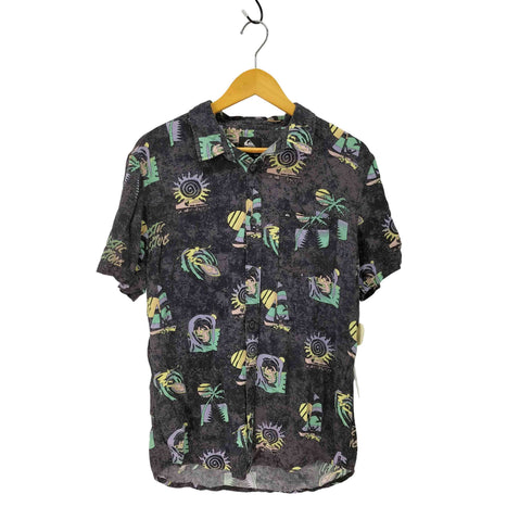 クイックシルバー Quiksilver レーヨンアロハシャツ メンズ import:L
