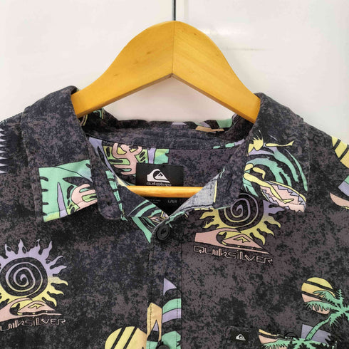 クイックシルバー Quiksilver レーヨンアロハシャツ メンズ import:L