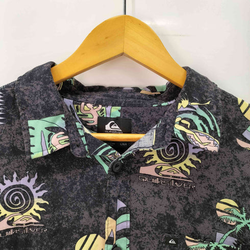クイックシルバー Quiksilver レーヨンアロハシャツ メンズ import:L