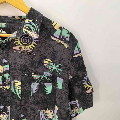 クイックシルバー Quiksilver レーヨンアロハシャツ メンズ import:L