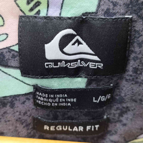 クイックシルバー Quiksilver レーヨンアロハシャツ メンズ import:L