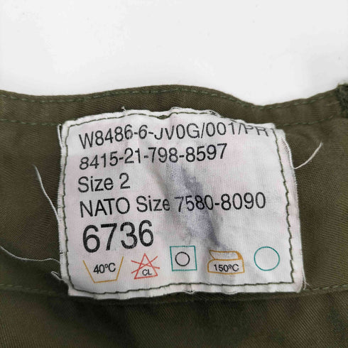 80S~ CANADIAN ARMY カナダ軍 ミリタリー windproof over カーゴ オーバーパンツ メンズ 2