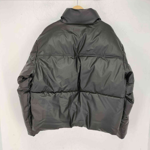 ザラ ZARA フェイクレザーパフジャケット メンズ import:L