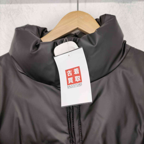 ザラ ZARA フェイクレザーパフジャケット メンズ import:L