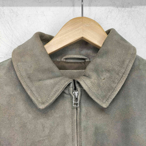 ザラ ZARA スエードレザー ボクシーフィット ジャケット メンズ import:M