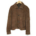 ザラ ZARA ブラッシュドスエードレザージャケット メンズ import:S