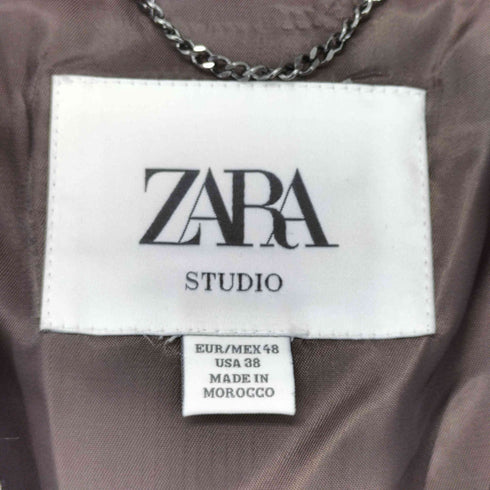ザラ ZARA LIMITED EDITION ウールチェックブレザー メンズ 48