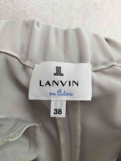 ランバンオンブルー LANVIN en Bleu ワンタックパンツ レディース 38