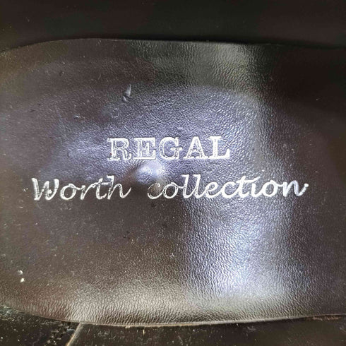リーガル REGAL 内羽根 パンチドキャップトゥ レザーシューズ メンズ JPN:24.5