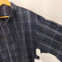 コムサデモードメン COMME CA DU MODE MEN フロントジップ チェック柄 ロングスリーブシャツ メンズ