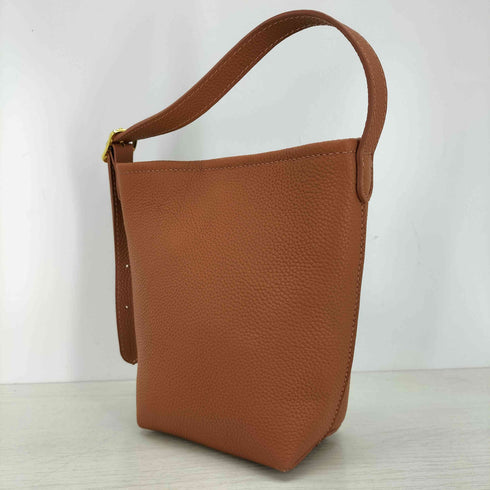 LENK シボ革 レザーハンドバッグ レディース