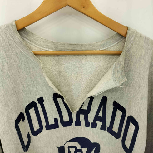 チャンピオン Champion REVERSE WEAVE クルーネック カレッジロゴプリント リメイクスウェット メンズ