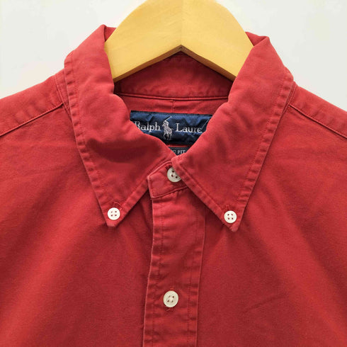 ラルフローレン RALPH LAUREN 90S CLASSIC FIT ポニー刺繍 L/S ボタンダウン オックスフォード シャツ メンズ import:L