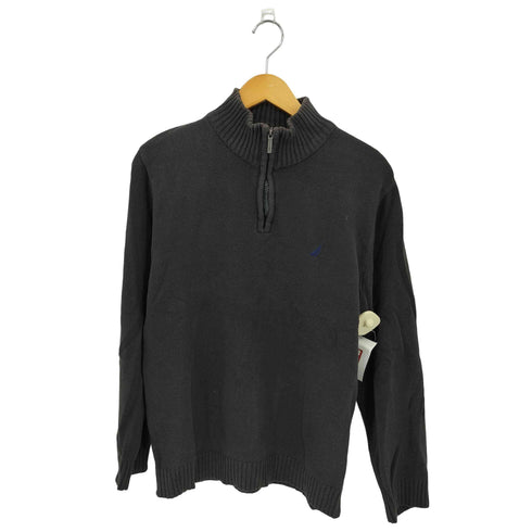ノーティカ NAUTICA ハーフジップ モックネック ニット メンズ XL