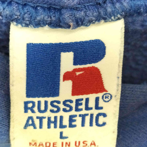ラッセルアスレチック RUSSELL ATHLETIC 90s USA製 チームロゴ プリント プルオーバー パーカー メンズ L