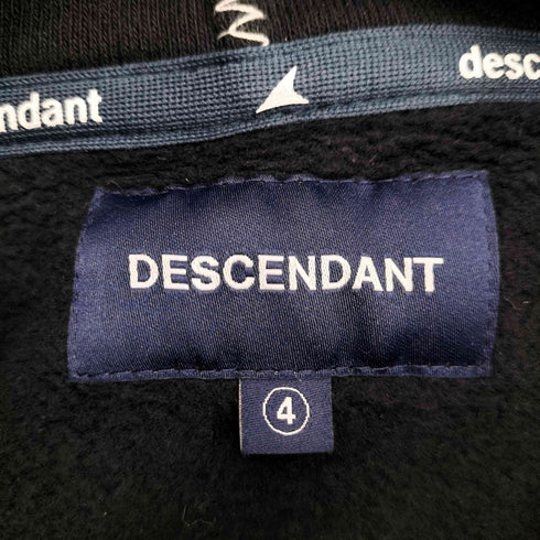 ディセンダント DESCENDANT 23AW CETUS HOODY セタス フーディー バックプリント ステッチ パーカー メンズ 4