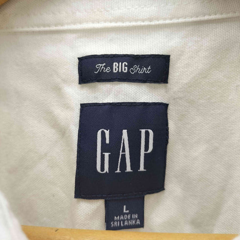 ギャップ Gap 24SS オックスフォード ブラナンベア ビッグシャツ メンズ import:L
