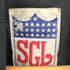 SGL フロントボタン サテン地 スタジャン メンズ