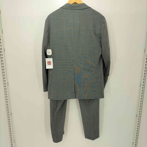 レミュー LES MUES AOKI ウールブレンドエアクールジャケット + パンツ ウォッシャブル スーツ セットアップ メンズ 上 : AB5 下 : 85cm