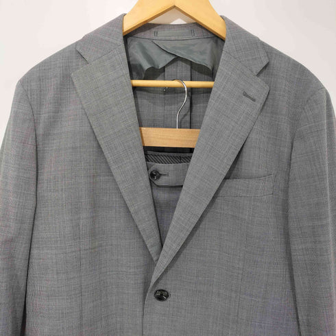 レミュー LES MUES AOKI ウールブレンドエアクールジャケット + パンツ ウォッシャブル スーツ セットアップ メンズ 上 : AB5 下 : 85cm