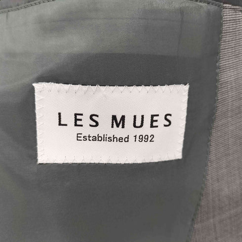 レミュー LES MUES AOKI ウールブレンドエアクールジャケット + パンツ ウォッシャブル スーツ セットアップ メンズ 上 : AB5 下 : 85cm