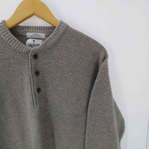 ジャーナルスタンダードレリューム JOURNAL STANDARD relume 23AW HAMILTON WOOL ハミルトンウール ガーター ヘンリーネックニット メンズ JPN:M