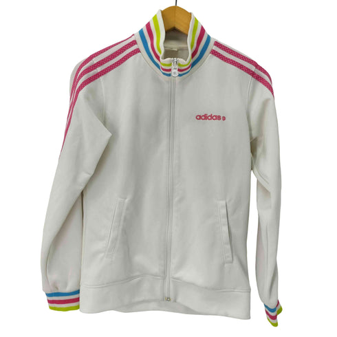 アディダス adidas ドット柄 スリーストライプ トラックジャケット レディース JPN:L